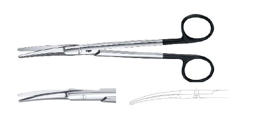 КЕЙE СУПЕРГОСТРІ НОЖИЦІ ВИГНУТІ 195MM